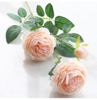 China Europe In 2022, three European-style peony simulant flowers were popular for sale