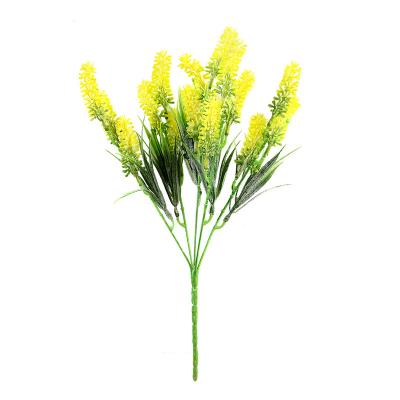 China Popular Artificial lavender flower simulation flower feel PE lavender simulation plastic plant wholesale for sale