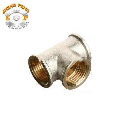 China 3 Way Tube Connector Brass Square Tube Connectors for sale