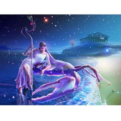 China Modern 5d Diamond Painting The Scorpio Goddess on Full Wall Art Home Decor by Diamond Embroidery Cross Stitch Kit Diy Seaside Drill for sale