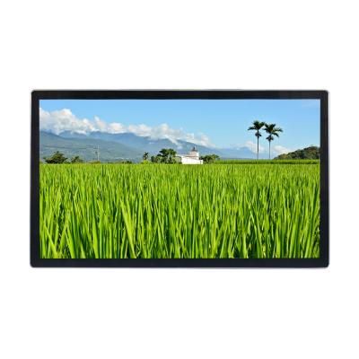 China Best Quality High Definition Automatic 43 Inch Wall Hanging Advertising Machine Ad Display Contact for sale