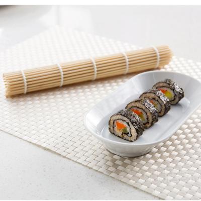 China Factory Kit Wholesale Bamboo Sushi Mat Packing Easily Cleaned Rolling Boat for sale