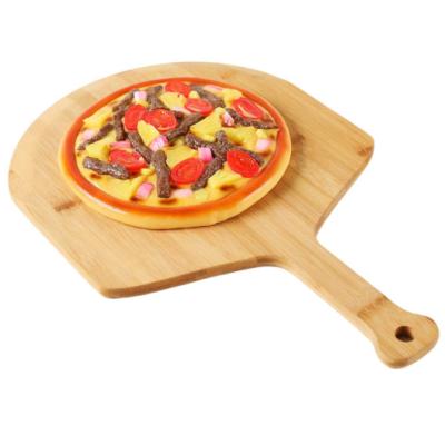 China Disposable Bamboo Shovel Oven Peel Shovel Set Perforated Pizza Shovel Around Disposable Wooden Pizza Tools Eco-Friendly for sale