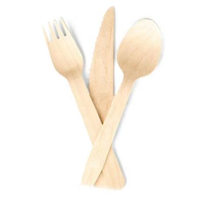 China Disposable Biodegradable Disposable Wooden Bamboo Cutlery for sale