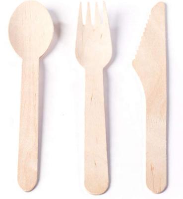 China For Food Anzhu 2021 ECO Disposable Coconut Bamboo Wooden Cutlery for sale