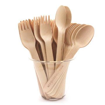 China China Sustainable Wooden Factory Excellent Disposable Wooden Cutlery Cutlery for sale