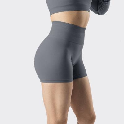 China Women's High Waist Summer Breathable Fitness Seamless Butt Lifting Pants Yoga Pants Sports Fitness Running Quick Dry Shorts for sale