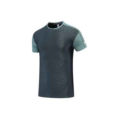 China Quick Dry T-shirt Men's Summer Breathable Half Sleeve Loose Breathable Fitness Running Clothes Quick Dry Sports Short Sleeve T-shirt for sale