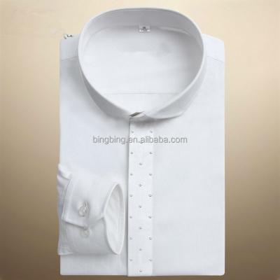 China 2018 Latest Anti-pilling 100%cotton Mens Dress Shirts Wholesale for sale