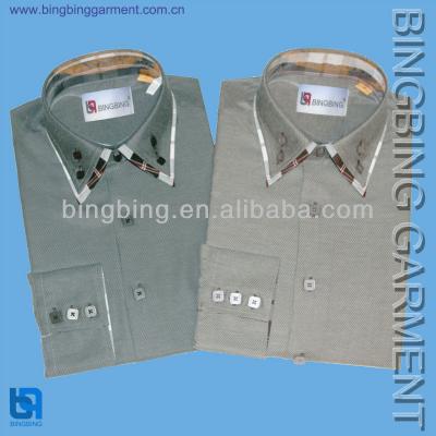 China Anti-pilling manufacturer custom button down man's shirt for sale