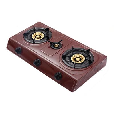 China JX-7003B Hotel Table Top Ignition Double Burner Portable Lightweight Automatic Camping Butane Gas Stove, Gas Hobs for sale