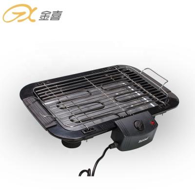 China BG-01JX Smokeless Adjustable Height Easily Install Electric Grill BBQ Non-Stick Easy Cleaning Smokeless Electric Grill Pan for sale