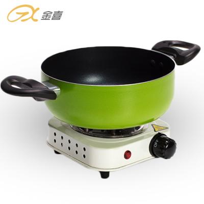 China Mini Outdoor Single Hot Plate 110v 500w Electric Stove With Coil Heating Element for sale