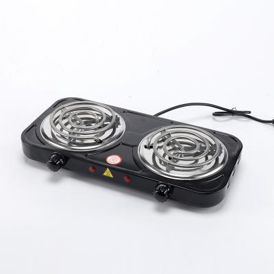 China Factory Sale Outdoor Double Cooking Heater Dual Coil Electric Hot Plate for sale