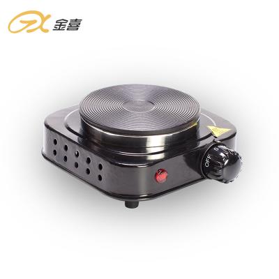 China Outdoor Cheap Easy Cleaning Temperature Control 500W Mini Single Burner Hot Plate for Coffee for sale