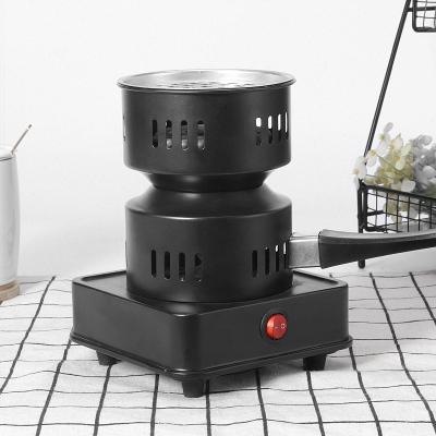 China Durable 220V 500W Electric Black Shisha Charcoal Burner Charcoal Starter With Coil Hot Plate for sale