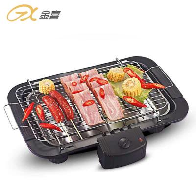 China Direct Sales Adjustable High Quality 2000W BBQ Size JV-BG-01Factory Electric Grill for sale