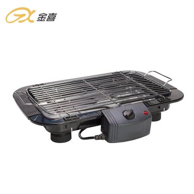 China Stainless Steel Adjustable Multifunctional Indoor Portable BBQ Size Electric Smokeless Grill for sale