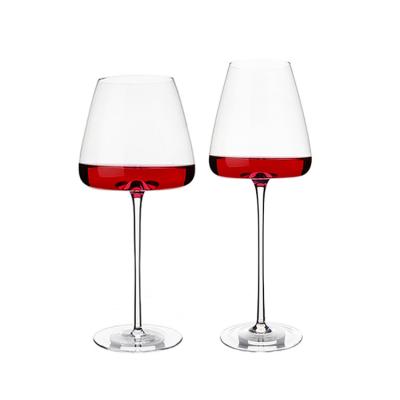 China Customized Hot Glass Crystal Glass Wine Glasses Lead Free Handmade Single Toast High Quality Service Sale Wine Glass Goblet Wine Glass for sale