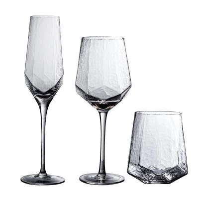 China Cheapest and Fast Delivery Wine Glass Cup and Champagne Glasses Lead Free Crystal Wine Glass with Logo for sale