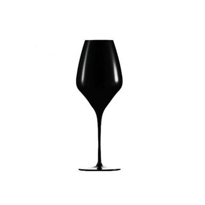 China 2021 New Classic/Postmodern Hot Black Wine Glass From Amazon Sellings Reusable Black Red Wine Glasses Personality for sale