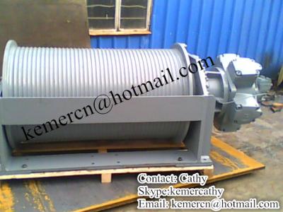 China custom built hydraulic winch (13 ton) for sale