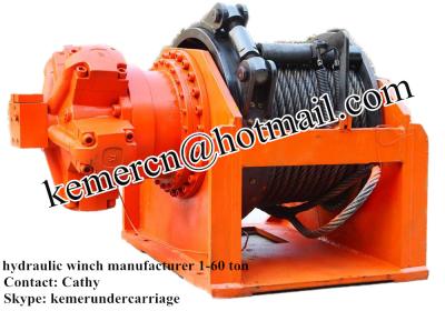 China free fall hydraulic winch manufacturer for sale