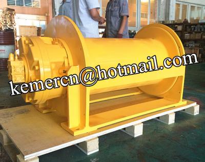 China custom design 12 ton hoisting hydraulic winch for marine application from China for sale