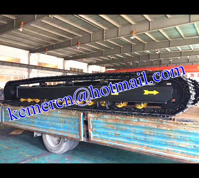 China high load capacity steel track undercarriage steel crawler undercarriage assembly for sale