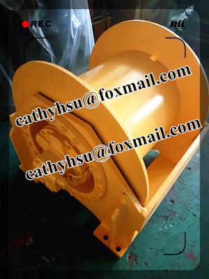 China high quality custom built compact hydraulic winch with pull force 12 ton for sale