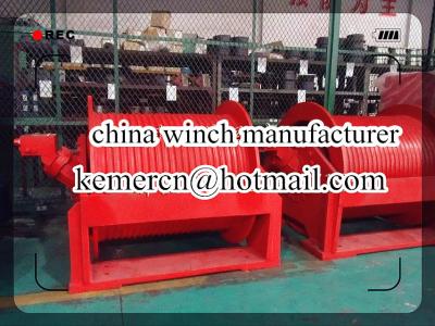 China custom built high power hydraulic winch with pull force 1-100 ton for sale