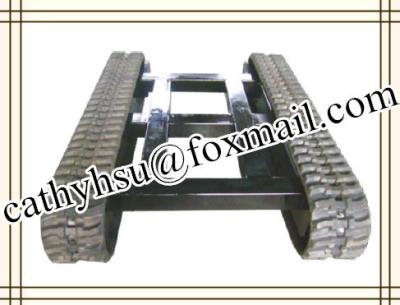 China high quality rubber crawler undercarriage rubber track chassis rubber track undercarriage for sale