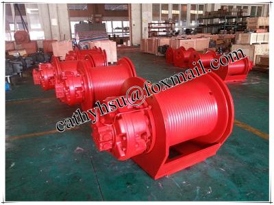 China 1-100 ton hoisting hydraulic winch dredger hydraulic winch drilling rig hydraulic winch for custom built for sale