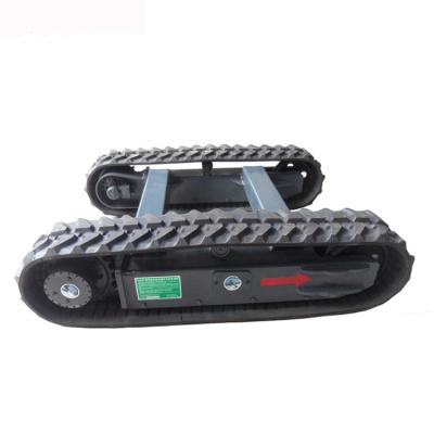 China rubber track undercarriage rubber crawler undercarriage rubber track undercarriage system rubber track chassis rubber tr for sale