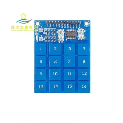 China 16 Channel TTP229 TTP229 Digital Touch Sensor Module 16 Way Capacitive Touch Switch Module for sale