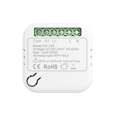 China 2021 Tuya Wifi Wall Smart Home Smart Switch Module Mini Wi-Fi Relay Tuya WIFI for sale