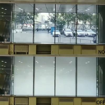 China Top selling self adhesive smart glass product film 10mm pdlc self adhesive smart glass film for sale