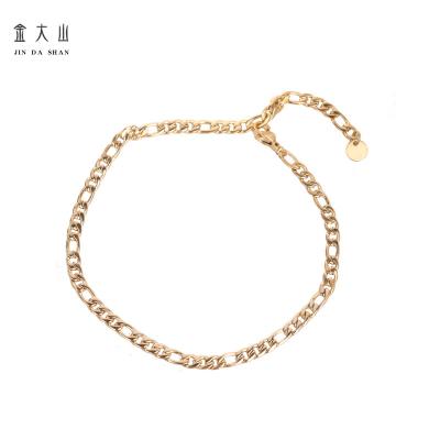 China Vintage FASHIONABLE Royal Luxury Simple Elegant Gold Plated High Quality Bracelet for sale