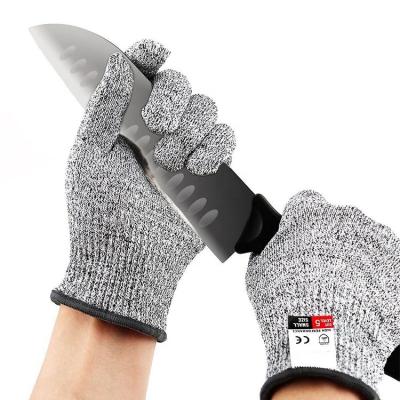 China Hot Selling Kitchen 13 Gauge Hppe Food Grade Cut Resistant Gloves Work Safety Hand Anti-Cut Gloves for sale