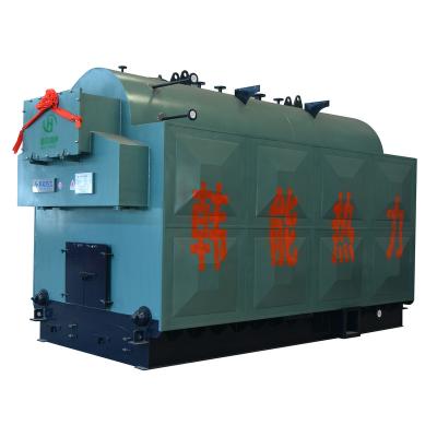 China Hotels Boiler Biomass Pellet Boiler Wood Coal Fired Chain Grate Stoker Boiler For Industry for sale