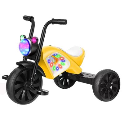 China MP3 Music Player/Durable/Safe Children's Electric Car Motorcycle Baby Tricycle Children Can Sit Rechargeable Boys  pedal car for sale