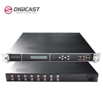 China IPTV & OTT Head-end Contribution System (DMB-90E) Digital TV IPTV OTT System Headend 24 Channels FTA Tuner to IP Receiver 256 SPTS 4 MPTS UDP RTP for sale