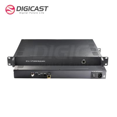 China Digital TV Head-end CATV System Headend Equipment IP System 16 32 To DVB C Modulator IP Processor IP QAM Joint Modulator for sale