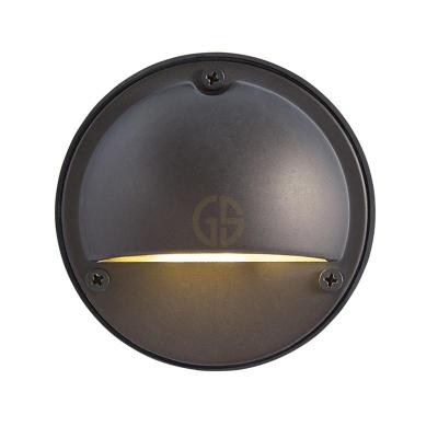 China High Quality Waterproof Brass Half Moon LANDSCAPE Garden Light Low Voltage 12V Low Voltage Outdoor Step Light for sale