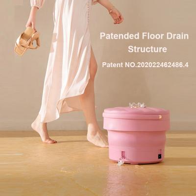 China lamp breathing & 3 lights & 2023 High Speed ​​Floor Drain Design Round Shape Heating By Heating Patented New 800w Foot Spa Gushing Surfing Massager With Detachable Ball for sale