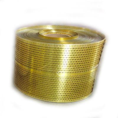 China Wholesale Printed Color Metallic Wide Width Hollowed Out Pattern PVC Gift Wrap Ribbon Roll for sale