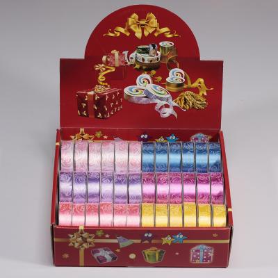 China Hot Selling Spool 10y 18mm Plastic Ribbon Christmas Floral Curling Ribbon Roll For Decoration for sale