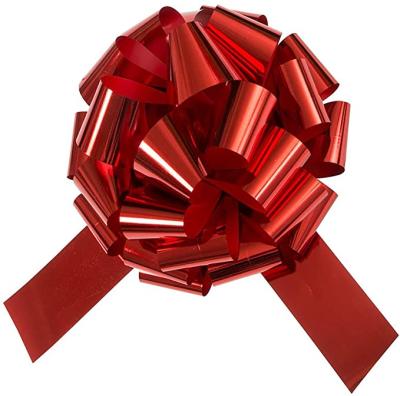 China Competitive price high quality pull giant decorative arch red bows big for car or door decoration for sale