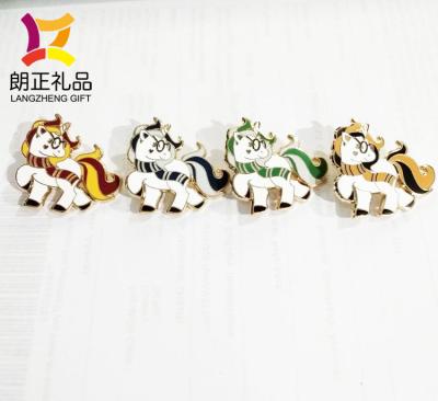 China Europe Metal Wholesale High Quality Gold Soft Enamel Colorful Rainbow Lapel Pins for sale