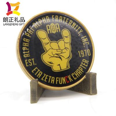 China High Quality Custom Europe Enamel Metal Souvenir Coins For Sale for sale